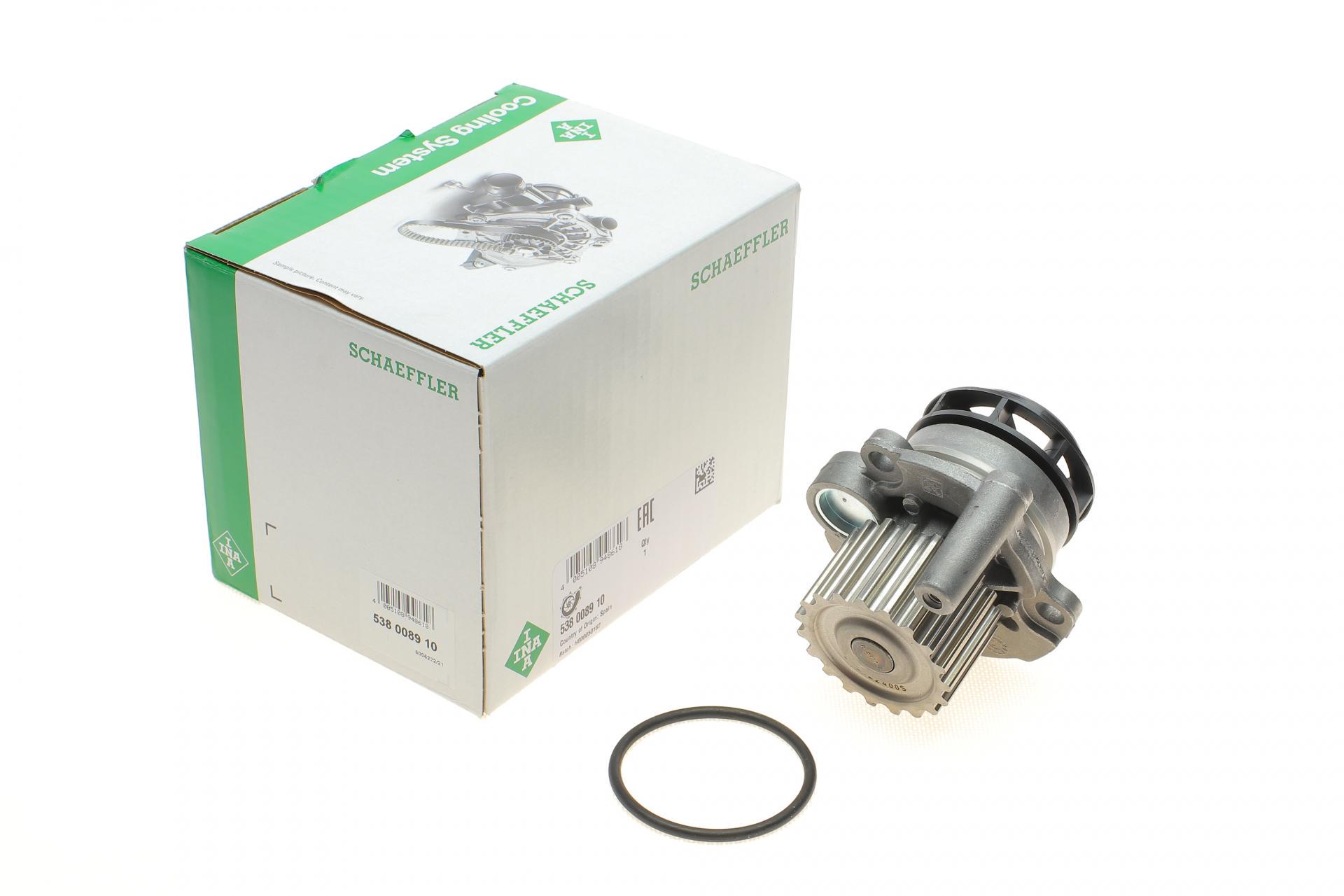 Насос воды INA VW Caddy III 2.0TDI 07-10/Golf IV 1.9TDI 98-19z 538 0089 10 (25588004)