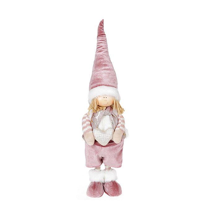 Фигурка мягкая новогодняя Flora Мальчик 50 см (11922)