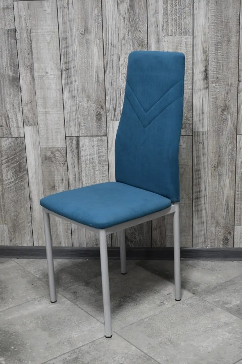 Кухонний cтілець Вікторі 40х40х98 см Блакитний/Білий (28374040)