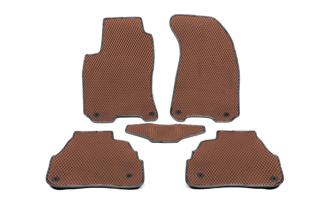 Коврики EVA Digital Designs для Volkswagen Passat B5 1997-2005 гг. этилвинилацетат Коричневый