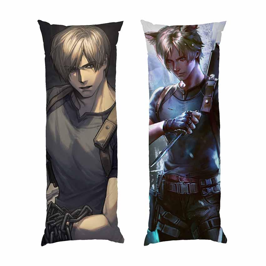 Подушка дакімакура Leon with ears Resident Evil габардин 70х30 см (113151)