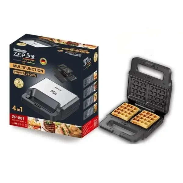 Вафельница Zepline 2200W ZP-801 (2666600469)