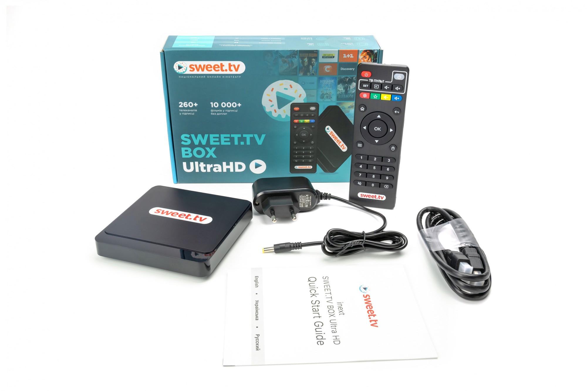 Смарт ТВ-приставка iNext SWEET.TV BOX Ultra HD 1/8 Гб (319554070) - фото 4