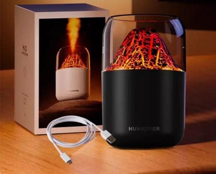 Зволожувач повітря Вулкан Humidifier Чорний (JSQ-1) - фото 3