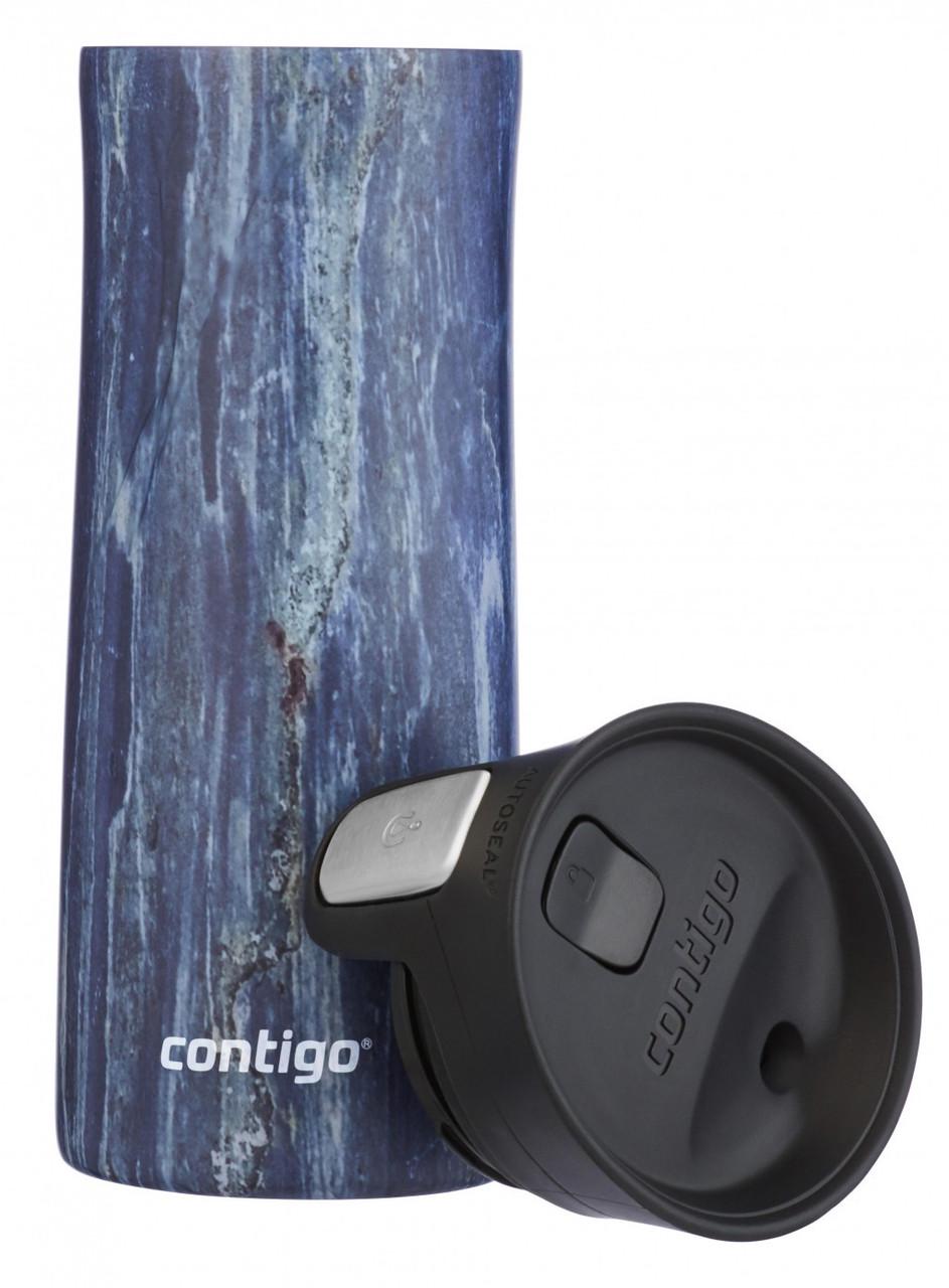 Термокружка Contigo Autoseal Pinnacle Couture 420 мл Blue Slate (2106511) - фото 4