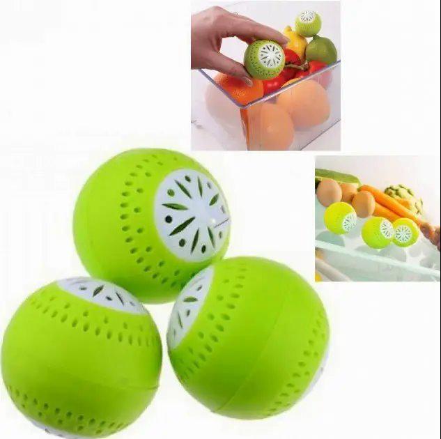 Шарики-освежители для удаления неприятного запаха для холодильника Fridgebaals 3 шт. Зеленый - фото 5 Шарики-освежители для удаления неприятного запаха для холодильника Fridgebaals 3 шт. Зеленый - фото 5