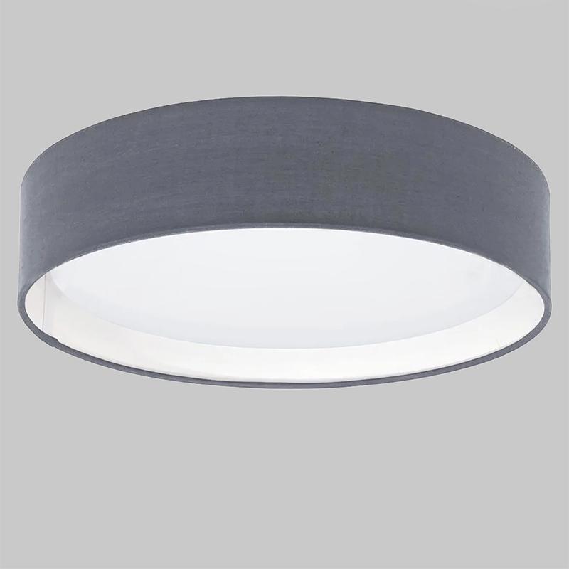 Люстра потолочная Light House NM-S14687/4D WT+SM+WT E27 TK  на четыре лампы Серая