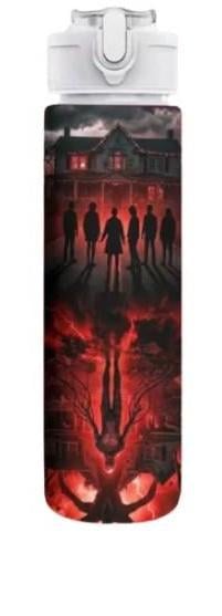 Детская бутылка для воды с трубочкой Stranger Things 750 мл (35110188)