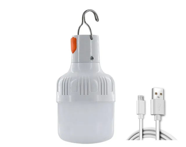 Лампа светодиодная подвесная аккумуляторная с USB и крючком для подвешивания 5 В Белый (2041205543)