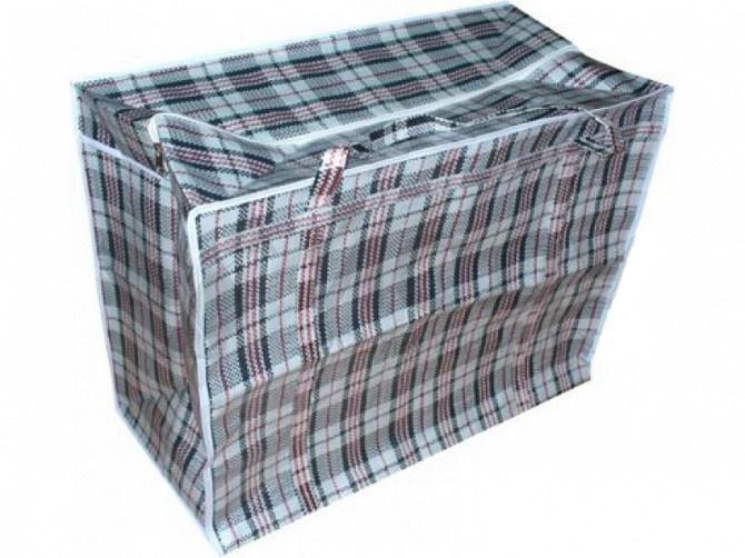 Cумка господарська №P6 клітинка 600х700х300 мм Різнокольоровий (6680035)