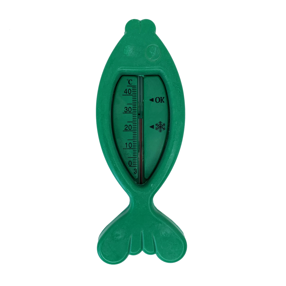 Термометр для ванны рыбка Зеленый (15258194)