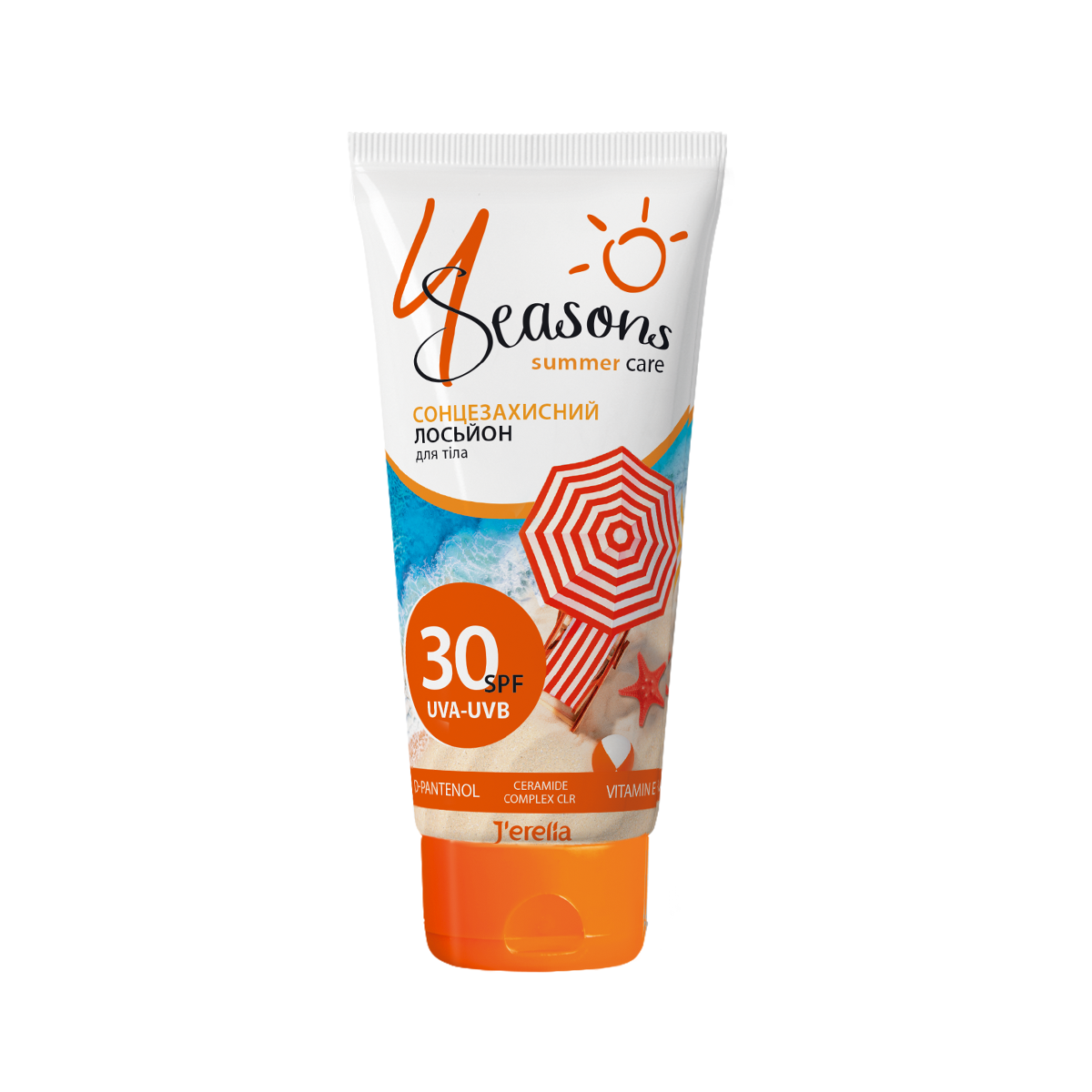 Сонцезахисний лосьйон Jerelia для тіла SPF 30 150 мл (06805)