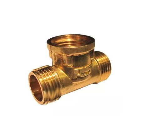 Тройник STA Ц2763 латунь наружная-внутренняя-наружная 1/2" (127753)