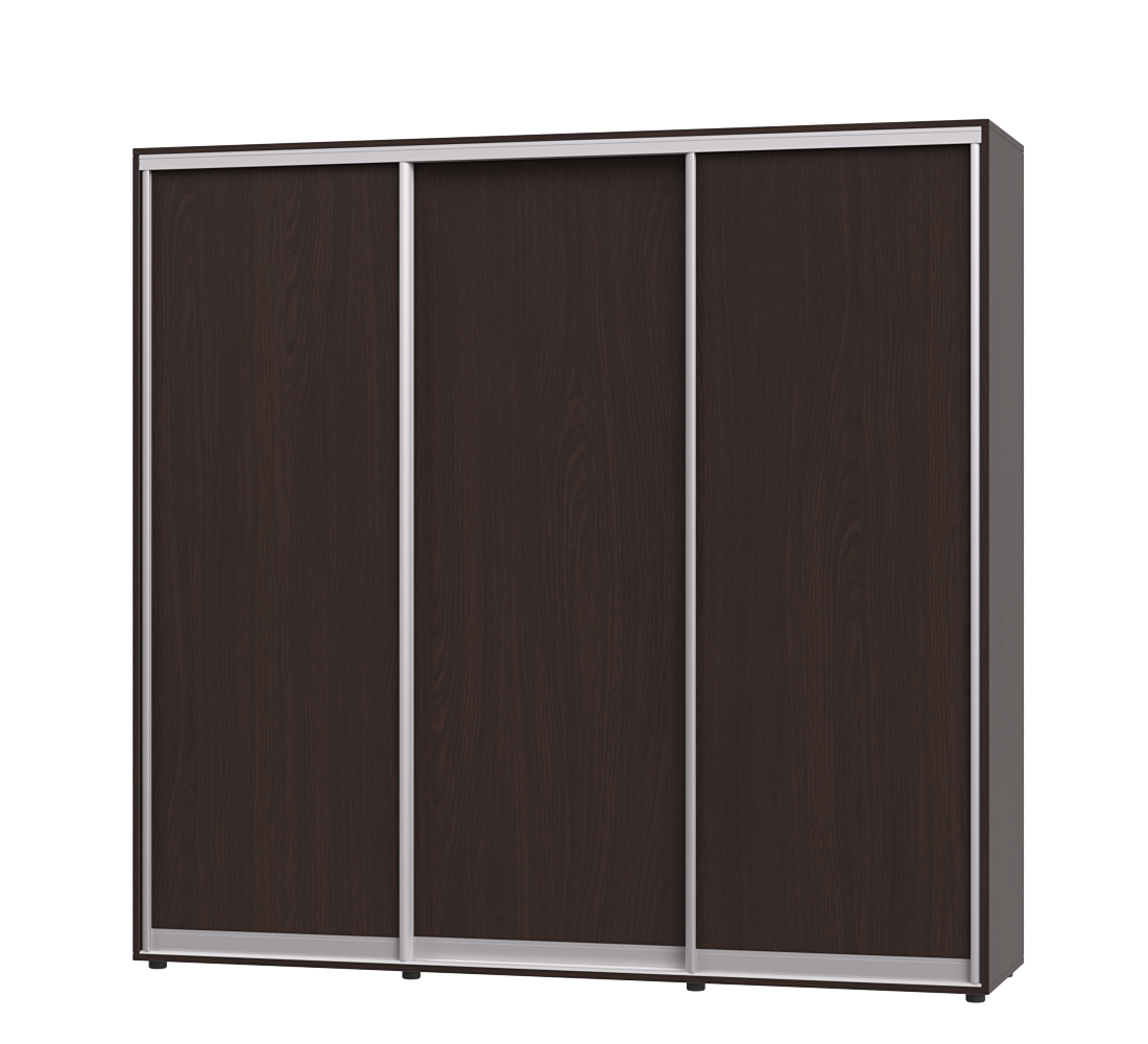 Шафа-купе тридверна Еверест ШК-04 220х60х220 см Венге магия (07119)