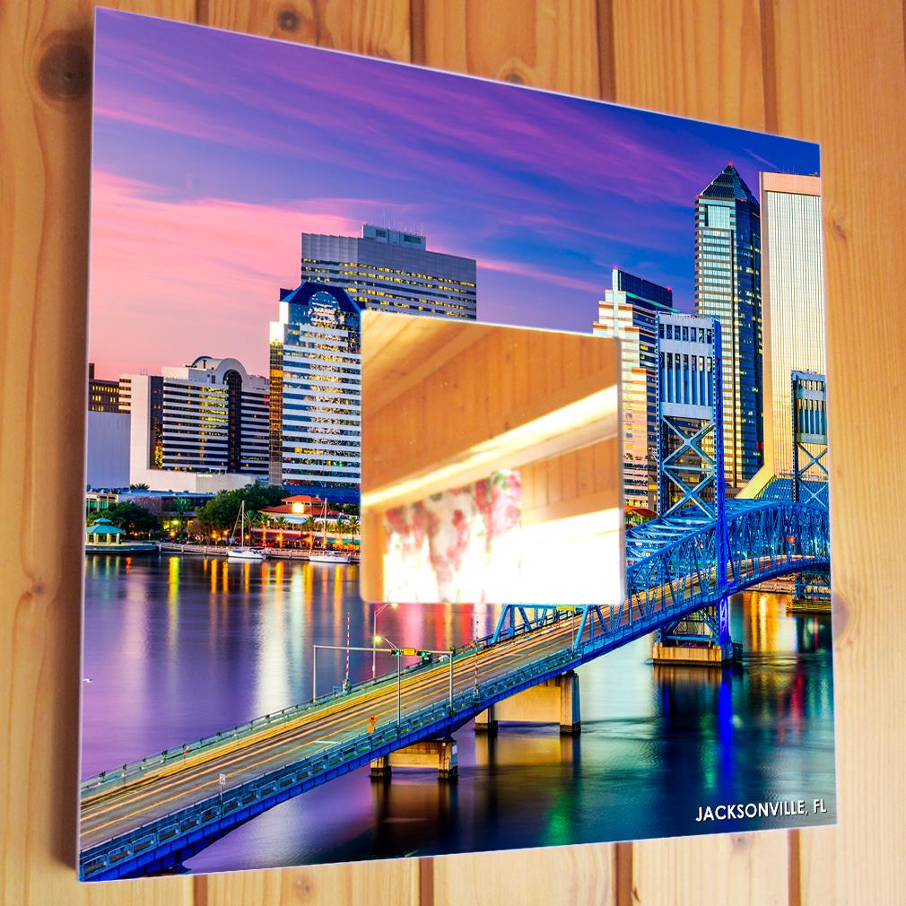 Зеркало декоративное Джексонвилл США 260х260 мм (M04024)