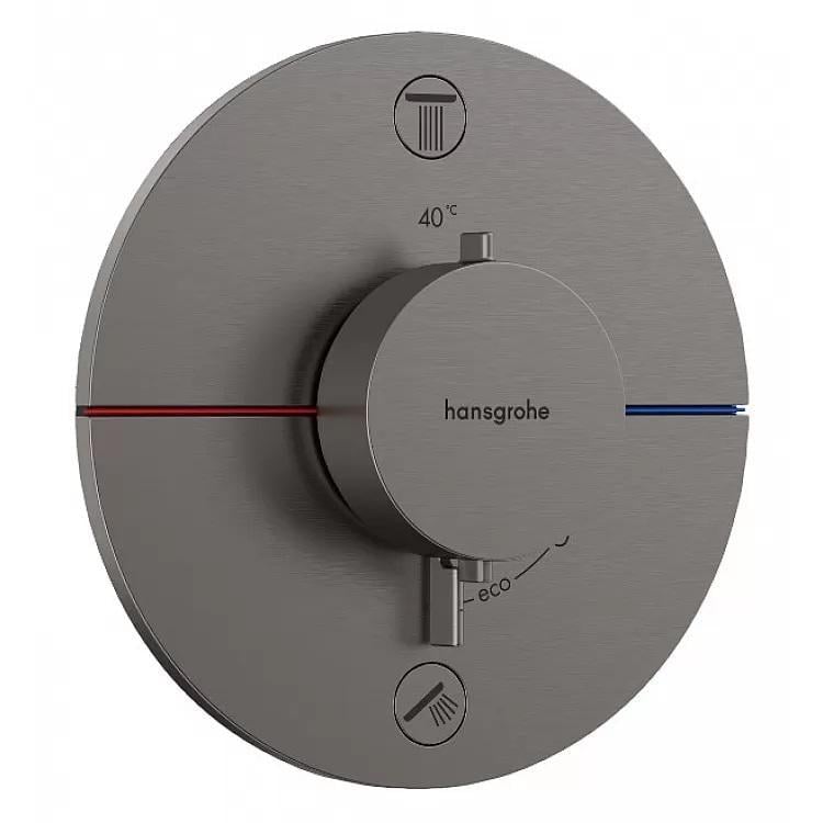 Смеситель для душа Hansgrohe ShowerSelect S термостатический Серый матовый (37460106)