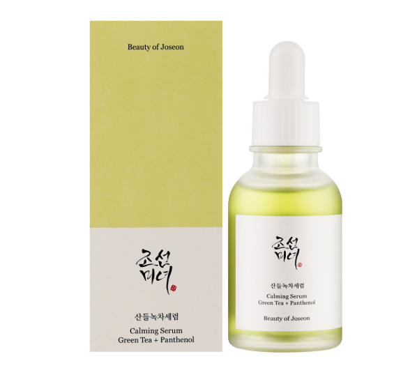 Сыворотка для лица Beauty of Joseon Calming Serum Green tea Panthenol антиоксидантная успокаивающая 30 мл