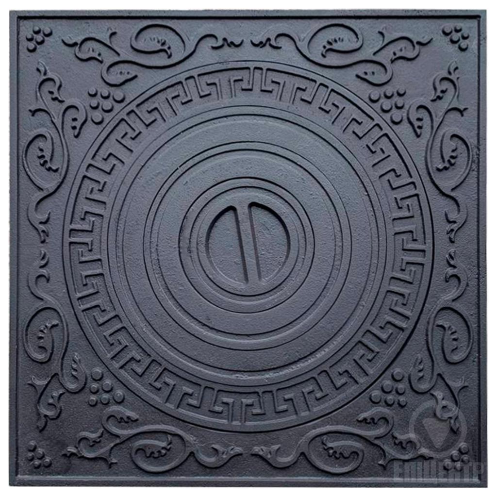 Плита под казан для приготовления печных блюд чугунная 520х520 мм (9229308)