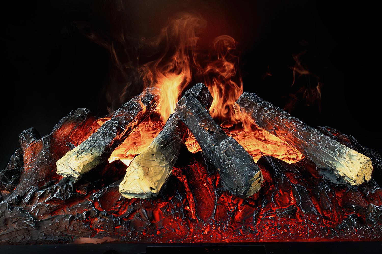 Электрокамин паровой Royal 3D Inferno LED с настоящим 3D эффектом пламени и дровами и звуком - фото 4