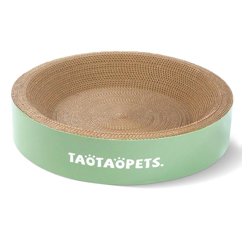 Когтеточка-лежанка для кошек Taotaopets 044422 круглая гофрированная 50х50х9 см (28525339) Когтеточка-лежанка для кошек Taotaopets 044422 круглая гофрированная 50х50х9 см (28525339)