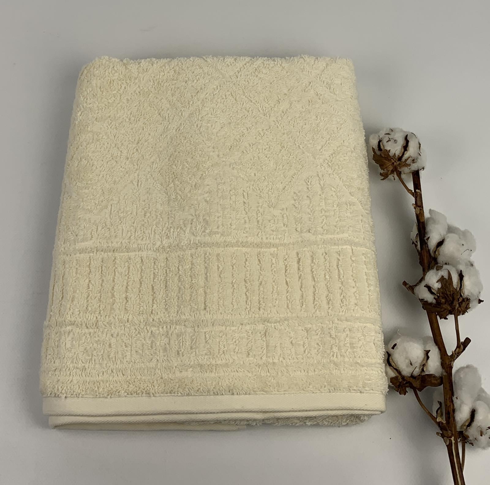 Полотенце Philippus Platinum Cotton Manila E991 70x140 см Молочный (CN30977)