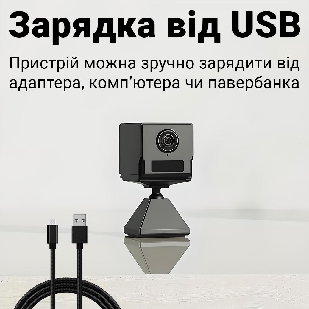 Камера видеонаблюдения Wifi мини Camsoy S50 до 250 дней работы с датчиком движения iOS/Android FullHD 1080P - фото 15 Камера видеонаблюдения Wifi мини Camsoy S50 до 250 дней работы с датчиком движения iOS/Android FullHD 1080P - фото 15