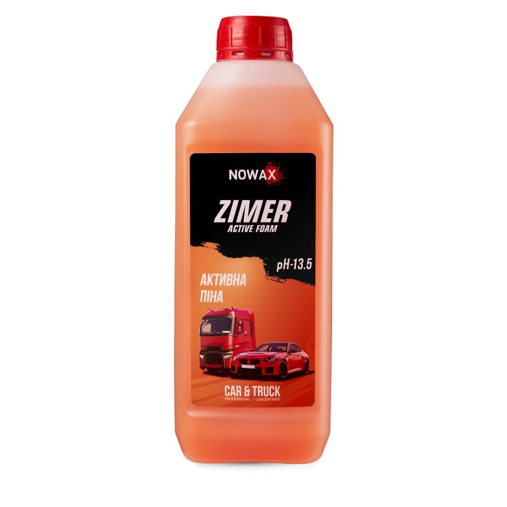 Активная пена Nowax Zimer Active Foam суперконцентрат для бесконтактной мойки, 1л - фото 1 Активная пена Nowax Zimer Active Foam суперконцентрат для бесконтактной мойки, 1л - фото 1