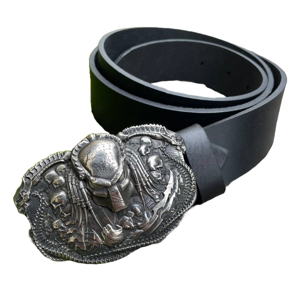Ремень с пряжкой Gorillas BBQ Accessories Хищник нейзильбер (bb46)