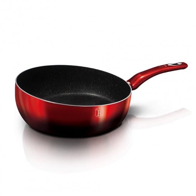 Пательня-фліп з антипригарним покриттям 26 см Червоно-чорний (11325988) - фото 1 Пательня-фліп з антипригарним покриттям 26 см Червоно-чорний (11325988) - фото 1