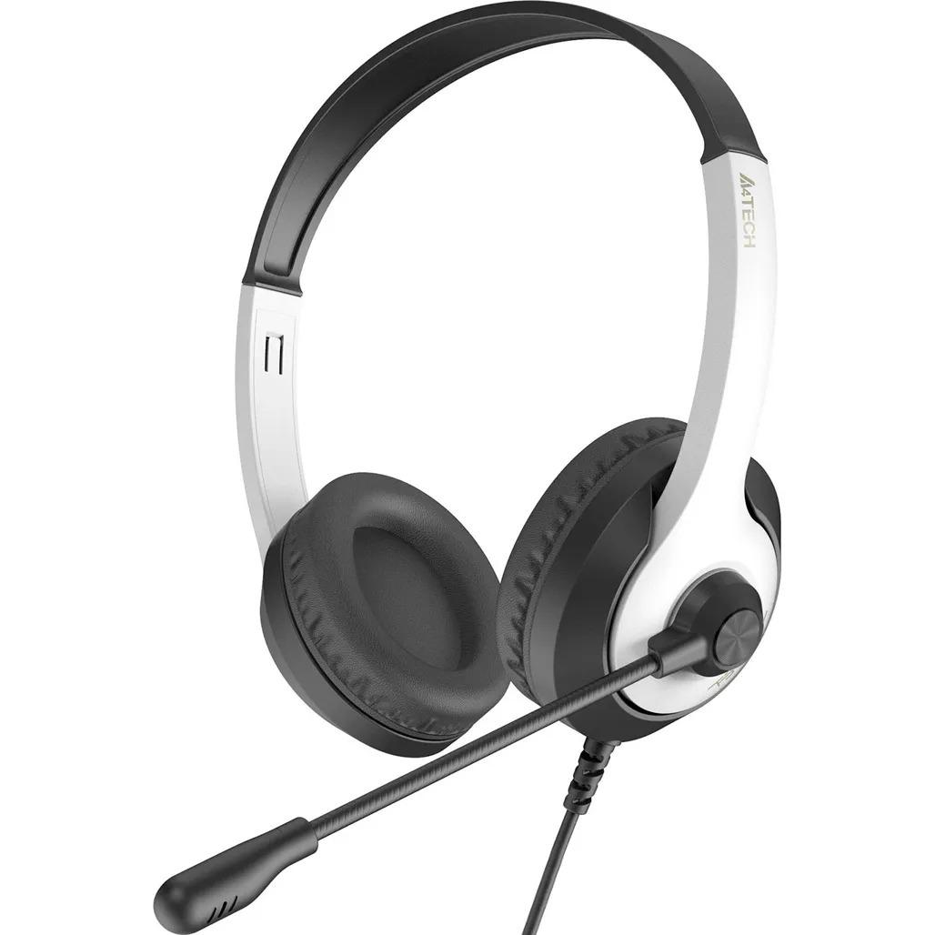 Гарнитура проводная A4Tech FH100U Panda USB-A White/Black (26074955)
