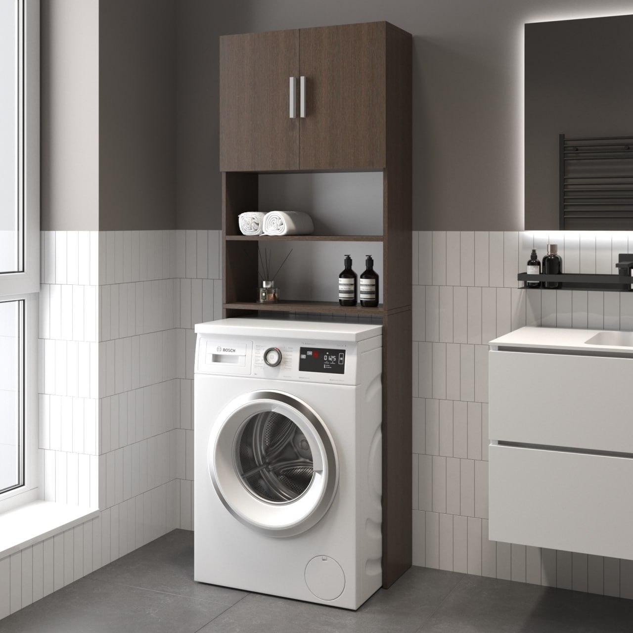 Тумба под стиральную машину Вайс M-107 640х250х1900 мм Венге Темный (30686707) - фото 1 Тумба под стиральную машину Вайс M-107 640х250х1900 мм Венге Темный (30686707) - фото 1