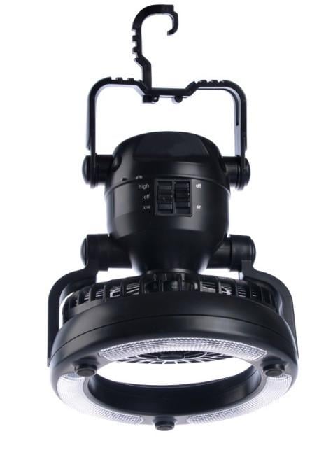 Ліхтар з вентилятором SUNROZ LED Happy Camper для кемпінгу 2в1 Чорний (SUN4583) Ліхтар з вентилятором SUNROZ LED Happy Camper для кемпінгу 2в1 Чорний (SUN4583)