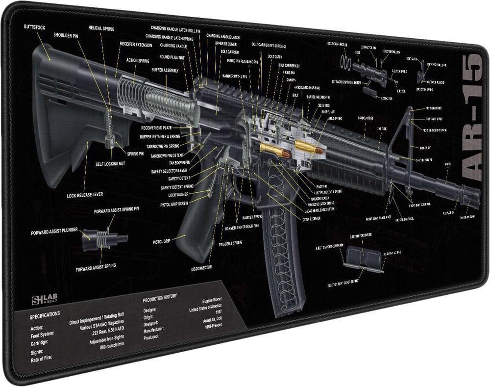 Игровая поверхность SHLab AR-15 SHM-721 100х50 см (43647)