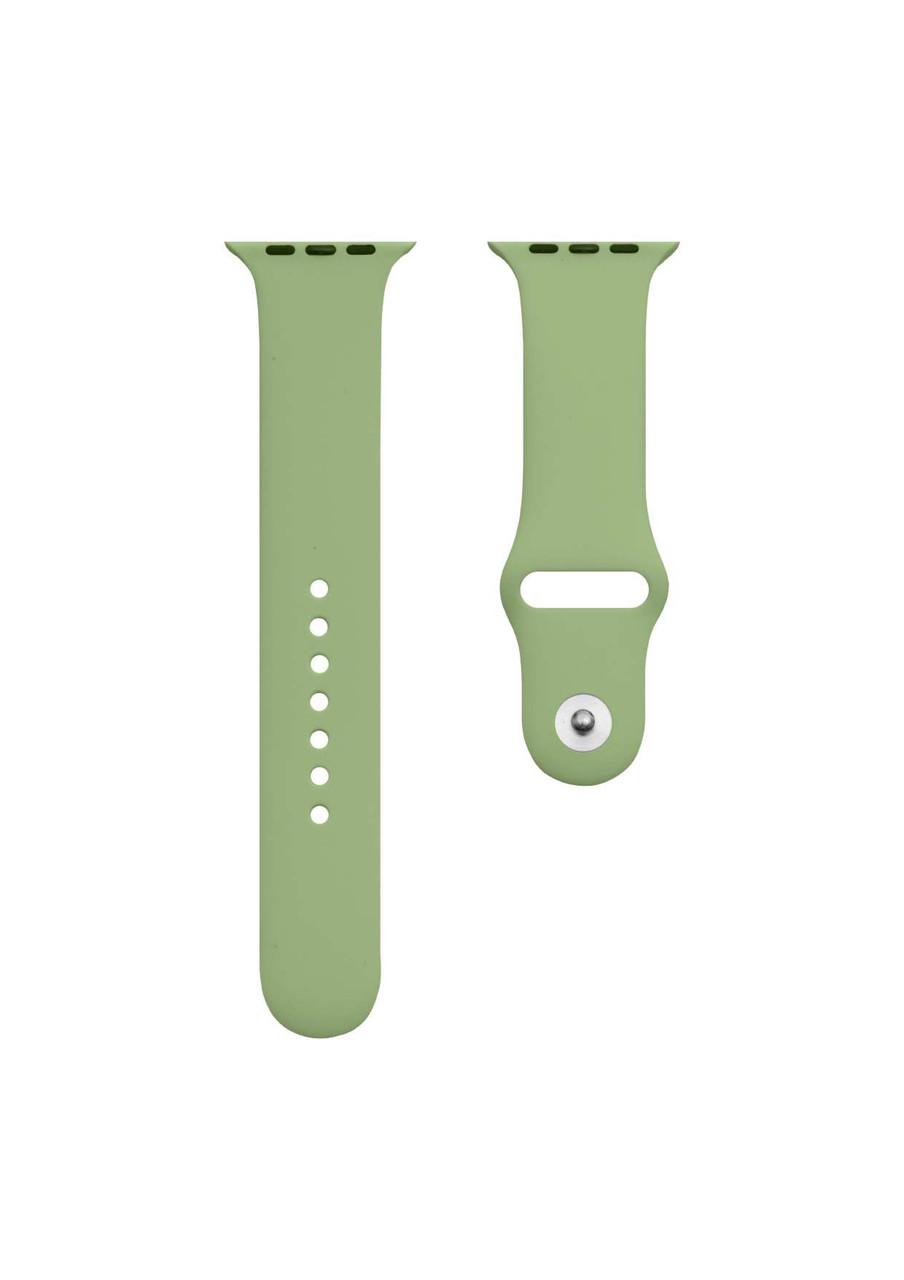 Ремінець силіконовий Sport Band для Apple Watch 42/44/45/49 мм Shiny Olive (212-00537) - фото 2