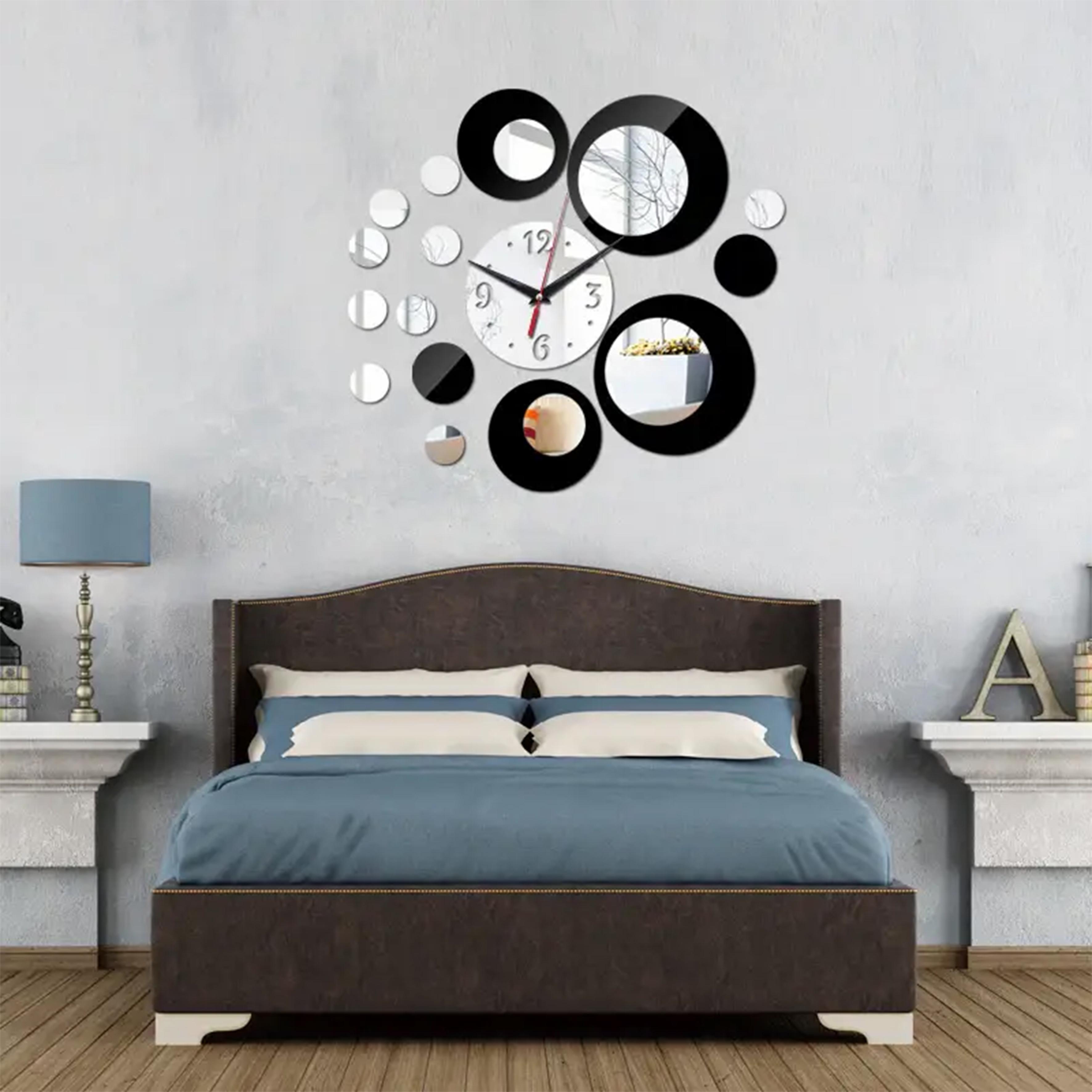 Настенные 3D часы с зеркальным эффектом Oval 80х80 см (1012227) - фото 2 Настенные 3D часы с зеркальным эффектом Oval 80х80 см (1012227) - фото 2