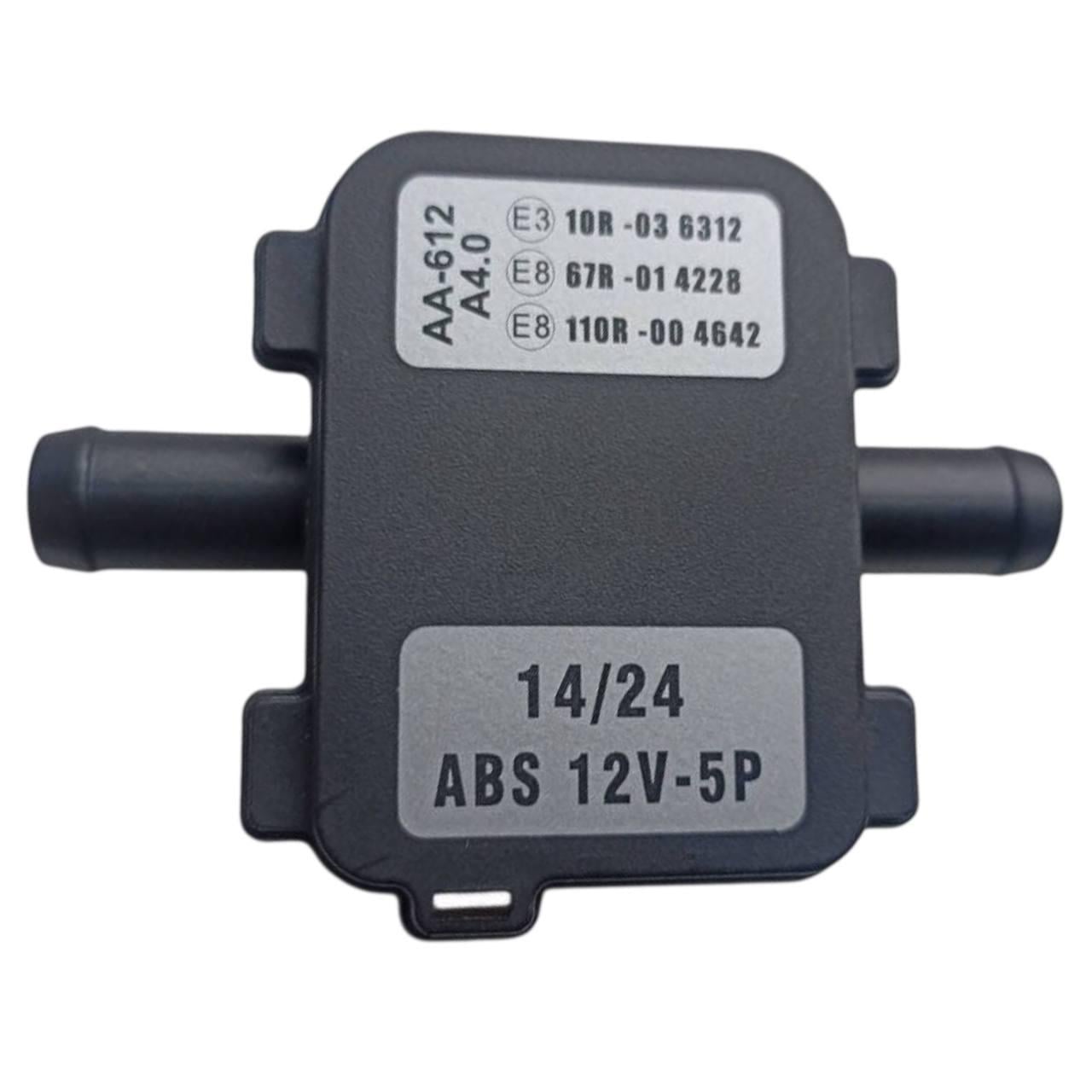 Карта-сенсор Zenit AA-612 A4.0 ABS 12V-5P датчик давления газа и вакуума для гбо Zenit Pro нового образца
