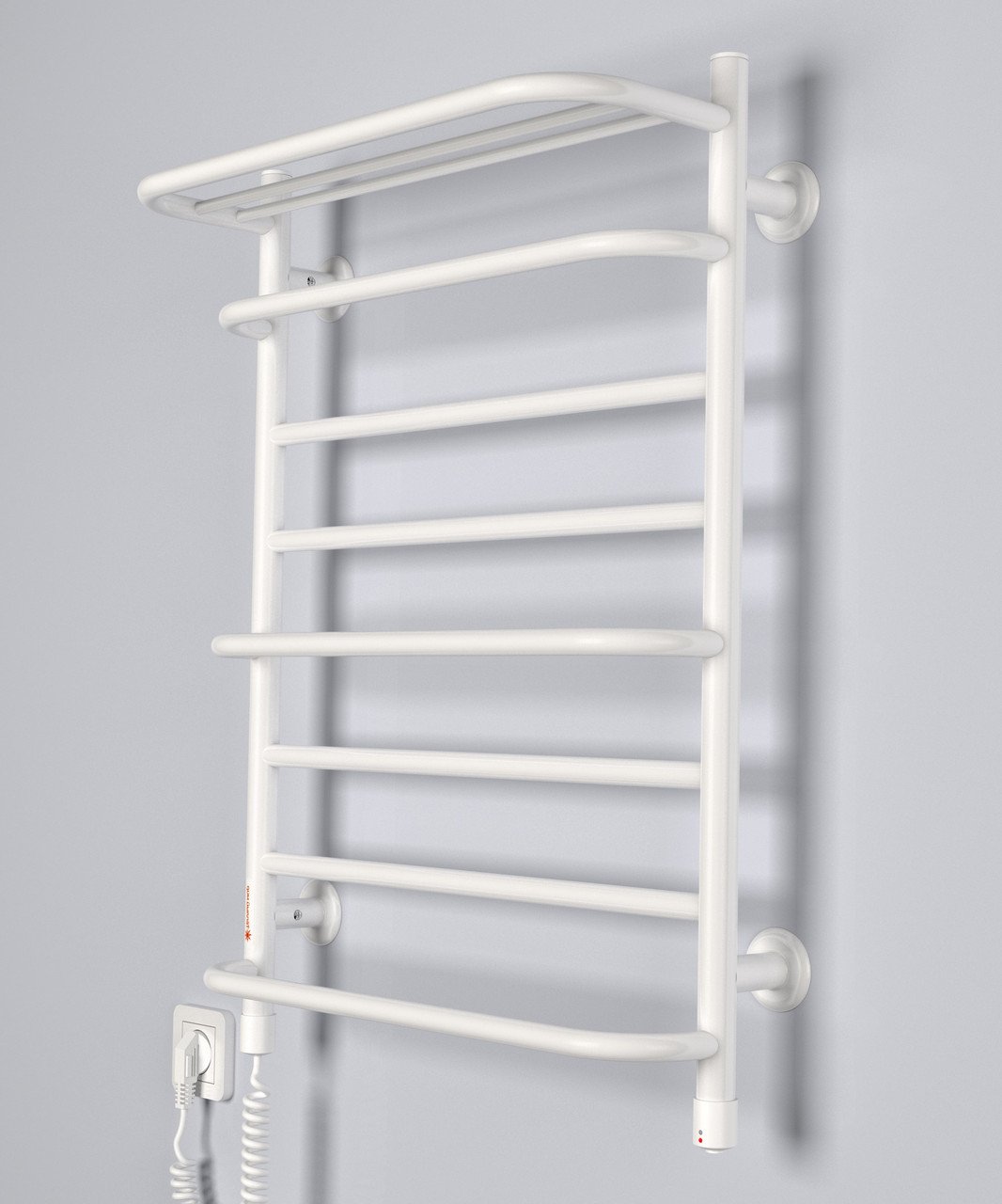 Полотенцесушитель электрический Теплый мир Комфорт P1 левосторонний Белый (1198244982)