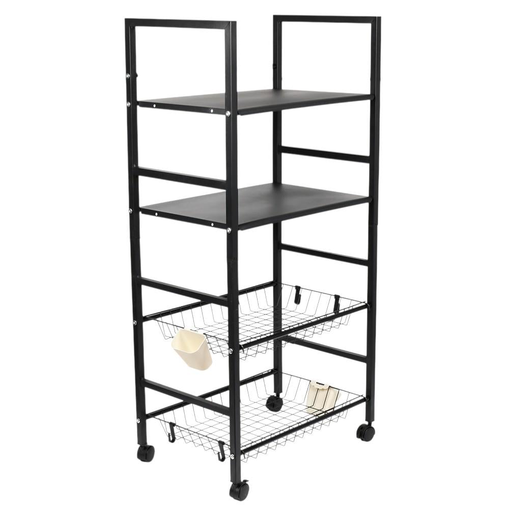 Этажерка на колесах Strong Single M50280-S универсальная 50х32х102 см Черный (32163409) Этажерка на колесах Strong Single M50280-S универсальная 50х32х102 см Черный (32163409)