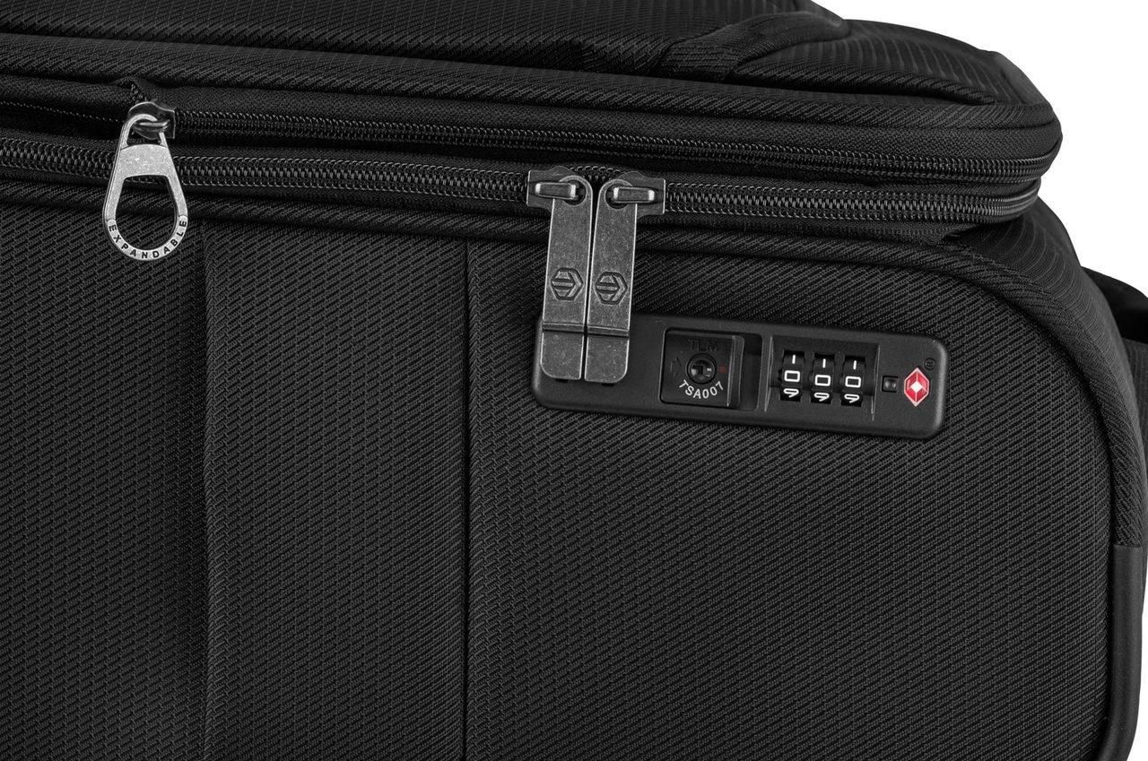 Валіза маленька з тканини Topmove зі збільшенням 35/40 л Чорний - фото 7 Валіза маленька з тканини Topmove зі збільшенням 35/40 л Чорний - фото 7