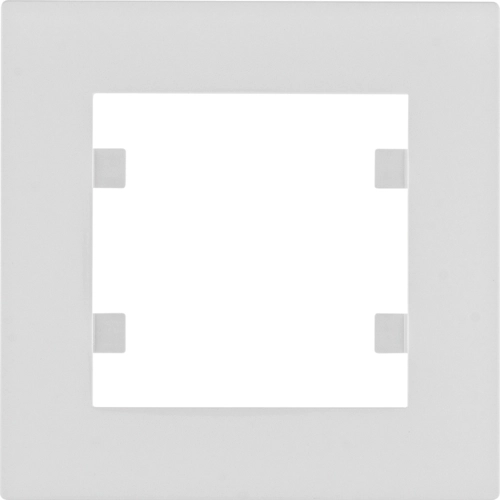 Рамка одноместная Hager Lumina Intens Белый (WL5510)