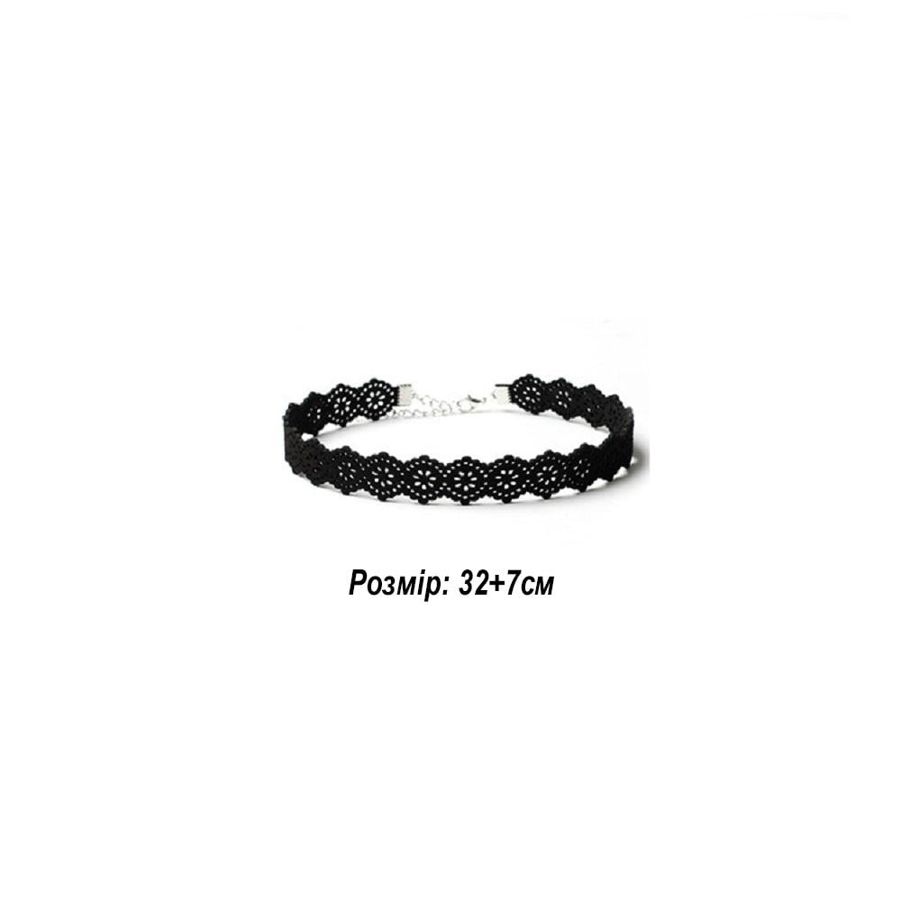 Подарунковий набір чокерів на шию 6 шт. Чорний (R9390) - фото 5 Подарунковий набір чокерів на шию 6 шт. Чорний (R9390) - фото 5