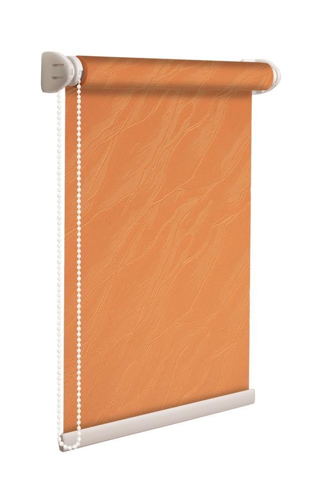 Рулонная штора NewTex Вода LUX 57,5х165 см Оранжевый (1844)