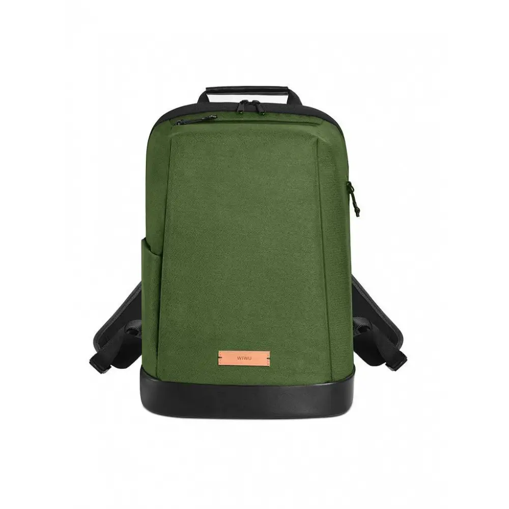 Рюкзак для ноутбука WIWU Elite Backpack із захистом від вологи з поліестеру 15,6" Зелений (48417) - фото 2