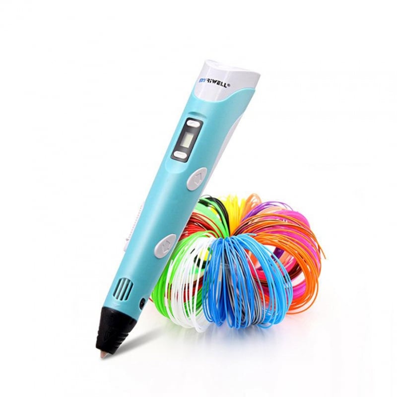 3D-ручкаа UKC Smart 3D Pen 2 дисплей LCD Blue (tf6037)