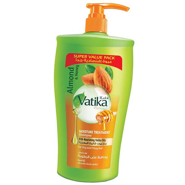 Шампунь зволожуючий Dabur Vatika Almond із солодким мигдалем 600 мл (43634026)