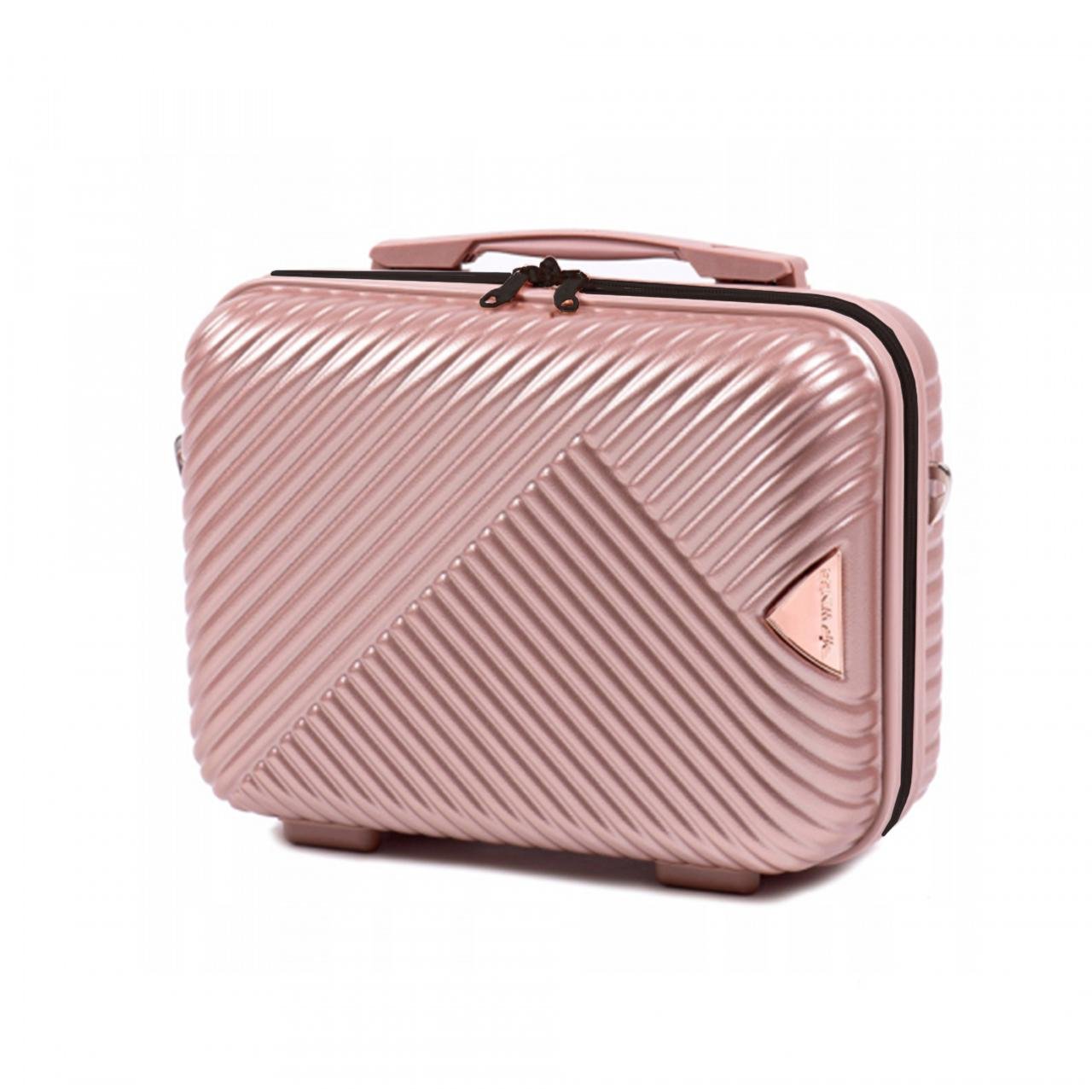 Кейс для валіз Wings WN01-BC 15 л Рожеве золото (WN01-BC-RoseGold-ABS) - фото 1 Кейс для валіз Wings WN01-BC 15 л Рожеве золото (WN01-BC-RoseGold-ABS) - фото 1