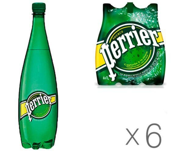 Вода минеральная газированная Perrier 1 л 6 шт. (16828) - фото 2 Вода минеральная газированная Perrier 1 л 6 шт. (16828) - фото 2