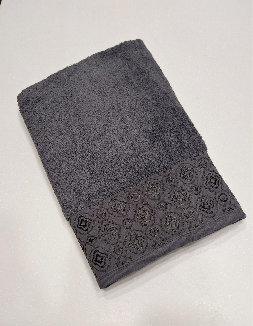 Полотенце банное махровое Cestepe VIP Cotton 70x140 см Графитовый (801)