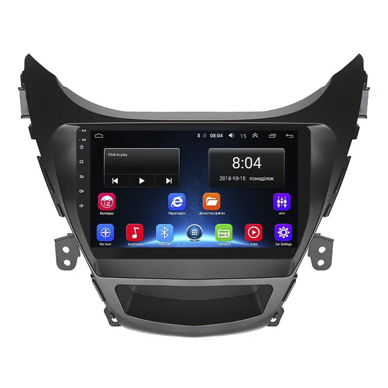 Магнитола штатная Lesko для Hyundai Elantra V MD 2010-2014 г. (10480-51119)