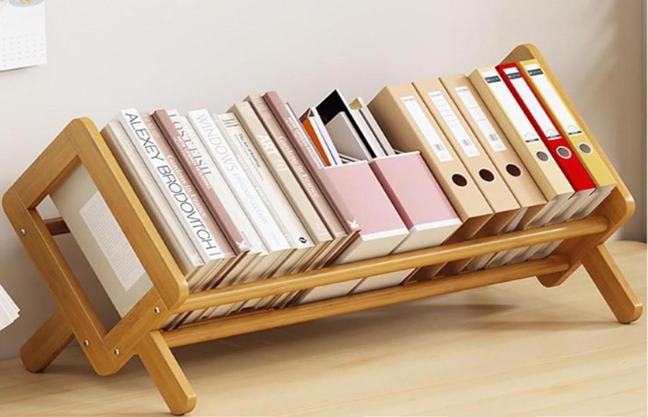 Полка книжная настольная из дерева Ламерс Карри (КПА-027303)